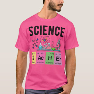 Camiseta Tabla periódica de elementos Física Química Cienci