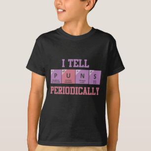 Camiseta Tabla periódica de elementos Humor científico grac