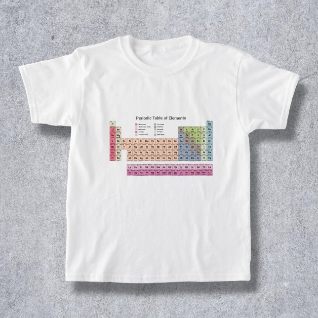 Camiseta Tabla periódica de elementos Kid T-Shirt (Periodic Table of Elements Kid T-Shirt)