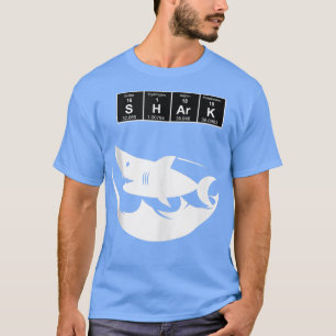 Camiseta Tabla Periódica De Elementos Megladon Shark Tank T