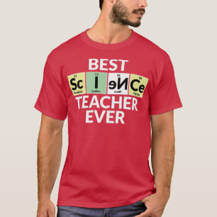 Camiseta Tabla Periódica De Elementos - Mejor Profesor De C
