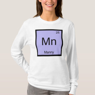 Camiseta Tabla Periódica de Elementos Químicos de Manny Nom