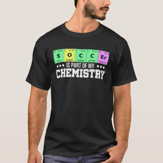 Camiseta Tabla Periódica de Fútbol El fútbol es mi química
