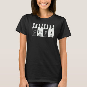 Camiseta Tabla Periódica De Juego De Ajedrez De Elementos P