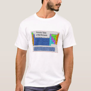 Camiseta Tabla periódica de la ciencia de regalos de los