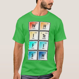 Camiseta Tabla periódica de la ciudad de Whitefish