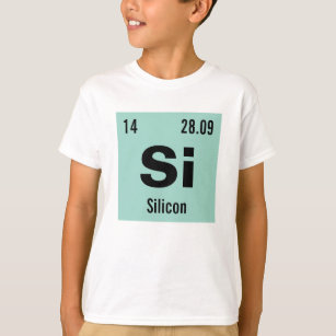 Camiseta Tabla periódica de la plantilla Elementos