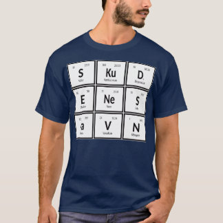 Camiseta Tabla periódica de los elementos 1
