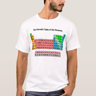Camiseta Tabla periódica de los elementos de 2016