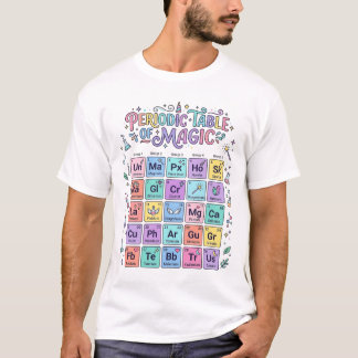 Camiseta Tabla periódica de magia de unicornio Regalo lindo