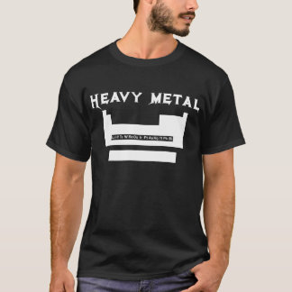 Camiseta Tabla periódica: de metales pesados