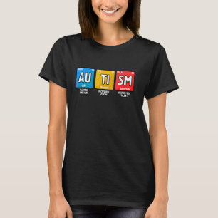 Camiseta Tabla periódica de química de concienciación sobre