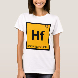 Camiseta Tabla periódica de química de la viola Hardanger H