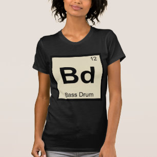 Camiseta Tabla Periódica de Química de Música de Bombo