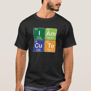 Camiseta Tabla periódica de química - Soy muy lindo
