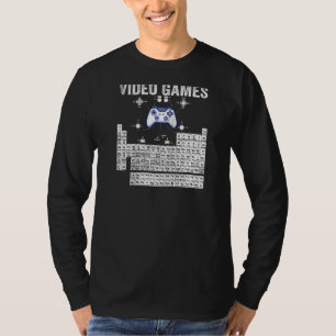 Camiseta Tabla Periódica De Videojuegos Guay Gamers Element
