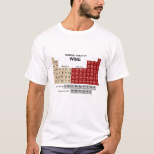 Camiseta Tabla periódica de vino