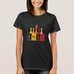 Camiseta Tabla periódica del maestro de juegos del tablero 