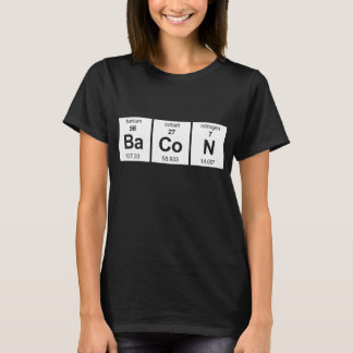 Camiseta Tabla periódica del tocino