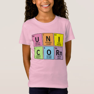 Camiseta Tabla periódica divertida de arco iris del