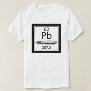 Camiseta Tabla Periódica Número Atómico Led Zeppelin