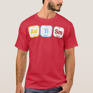 Camiseta Tabla periódica para niños para autismo autista de