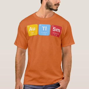 Camiseta Tabla periódica para niños para autismo autista de