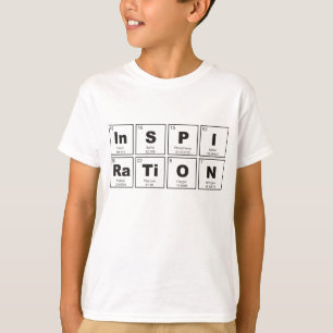 Camiseta Tabla química periódica de elementos: InSPIRaTiON