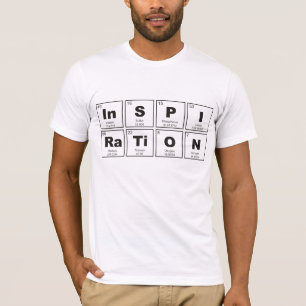 Camiseta Tabla química periódica de elementos: InSPIRaTiON