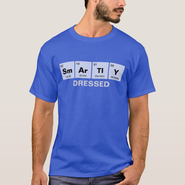 Camiseta Tabla química periódica de elementos: SmArTlY (Anverso)
