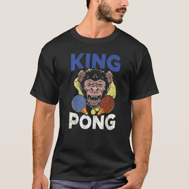 Camiseta Tabla Tenis Ping Pong Player Racket Ciencia 1 (Anverso)