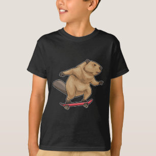 Camiseta Tablas de skate de castor patinador