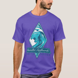 Camiseta Tablas de surf Chandler Hawaii divertidas