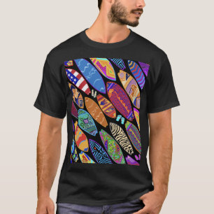 Camiseta Tablas de surf de la costa de California