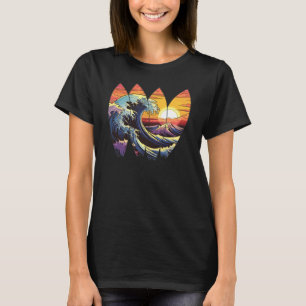 Camiseta Tablas de surf de olas de surf
