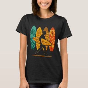 Camiseta Tablas de surf de verano surfista ola surf olas ta