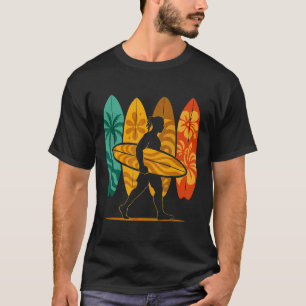 Camiseta Tablas de surf de verano surfista ola surf olas ta