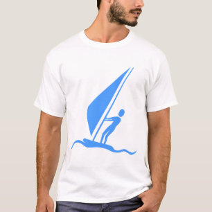 Camiseta Tablas de vela - Azul bebé