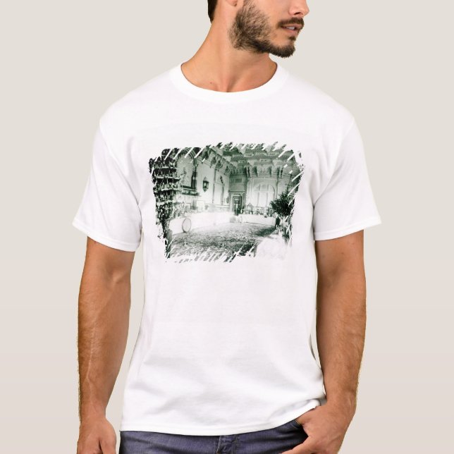 Camiseta Tablas del navidad en el cuarto de Durbar (Anverso)