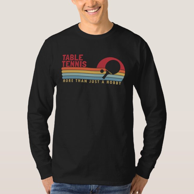 Camiseta Table Tennis more than a Hobby Balls Table Tennis  (Anverso)