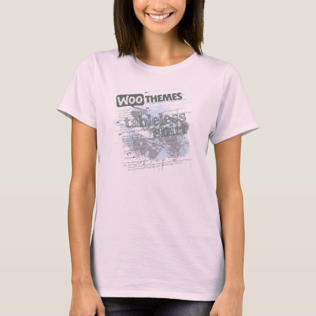Camiseta Tableless Shirt (Ladies) - White (Anverso)