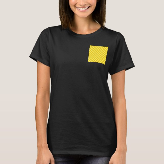 Camiseta Tablero amarillo combinado de ShirleyTaylor (Anverso)