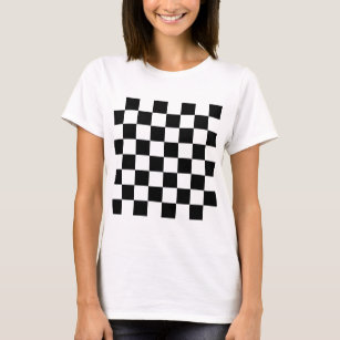 Camiseta Tablero de ajedrez a cuadros de los inspectores