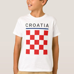 Camiseta Tablero de ajedrez de Croacia