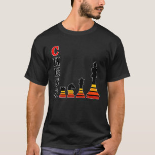 Camiseta Tablero de Ajedrez Divertido Juego Humor Set Jugad