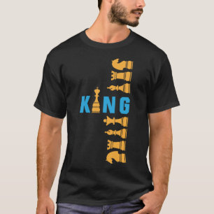Camiseta Tablero de Ajedrez Rey – Diseño Poderoso Real Estr