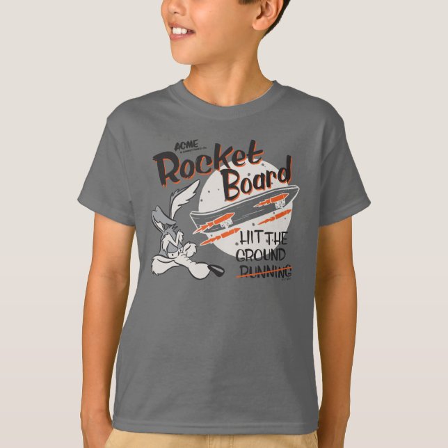 CAMISETA TABLERO DE COHETE ACME DE WILE E. COYOTE™ (Anverso)