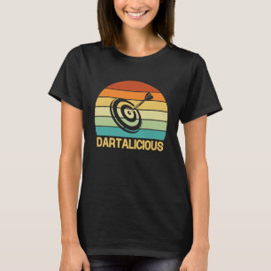 Camiseta Tablero de dardos Dartalicious Bullseye Dar para e