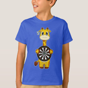 Camiseta Tablero de dardos de jirafa