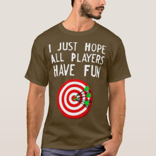 Camiseta Tablero de dardos, espero que todos los jugadores